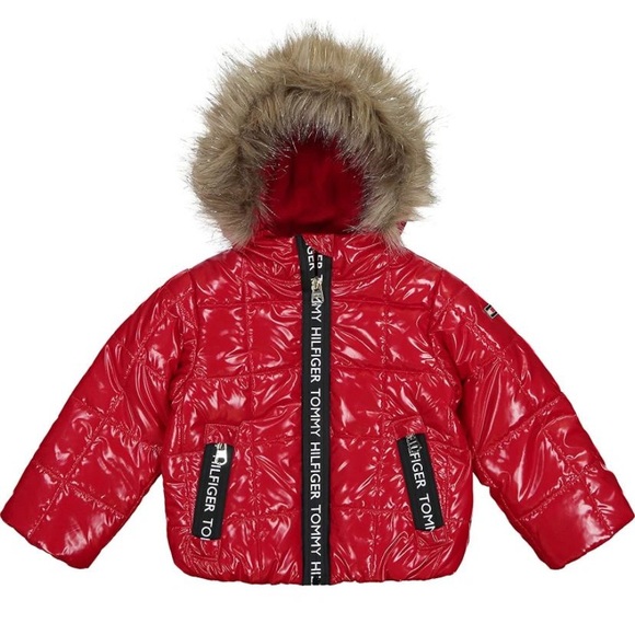 Tommy Hilfiger Girls' Short Length Puffer Jacket size 16 - Picture 1 of 3